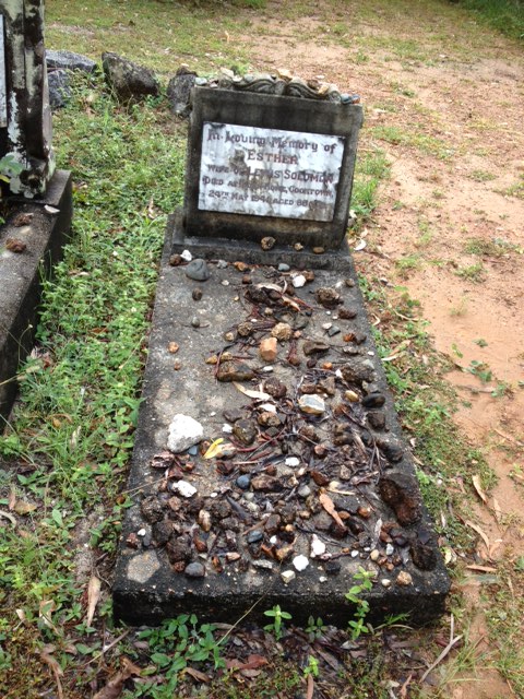Esther Solomon Grave Cooktown